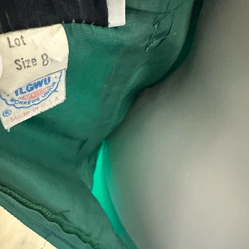 Vtg Emerald Green Ruched Sweetheart Sheath Dress 8 - Picture 4 of 9